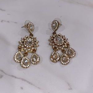 Slate & Willow 14k gold plated Crystal Earrings